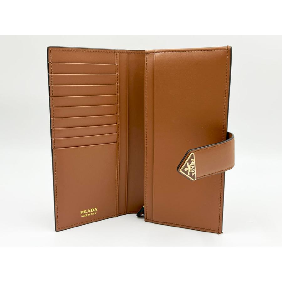 PRADA プラダ 長財布 シティカーフタブ 財布 2つ折り レザー