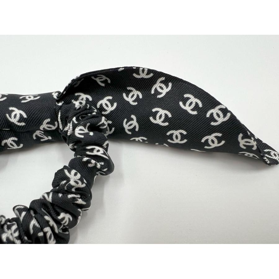 CHANEL シャネル シュシュ ヘア アクセサリー リボン CCマーク CHANEL シャネル シュシュ ヘア アクセサリー リボン CCマーク