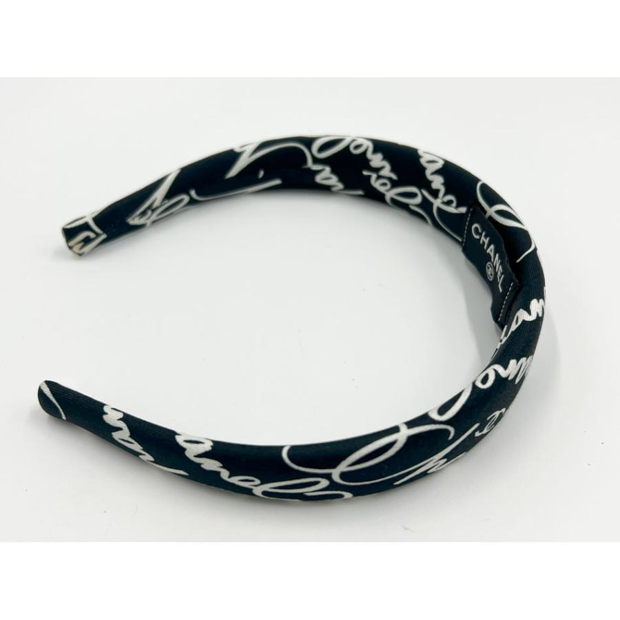CHANEL（シャネル）ヘアバンド（カチューシャ）ツィード ブラック 新品未使用 CHANEL シャネル カチューシャ ヘアバンド ヘアアクセサリー シルク