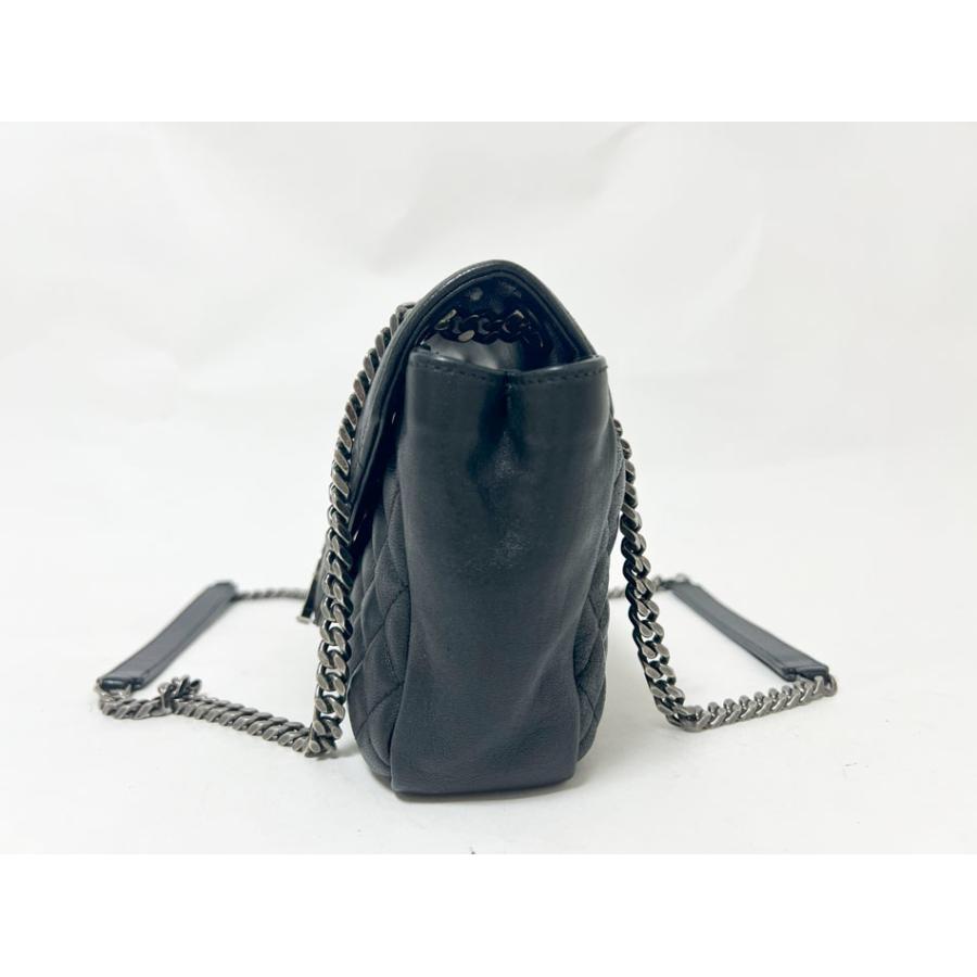 サンローランパリ チェーンショルダーバッグ ルー ミニ レザー 618057 SAINT LAURENT PARIS 黒 タッセル付き サンローランパリ チェーンショルダーバッグ ルー ミニ レザー 618057
