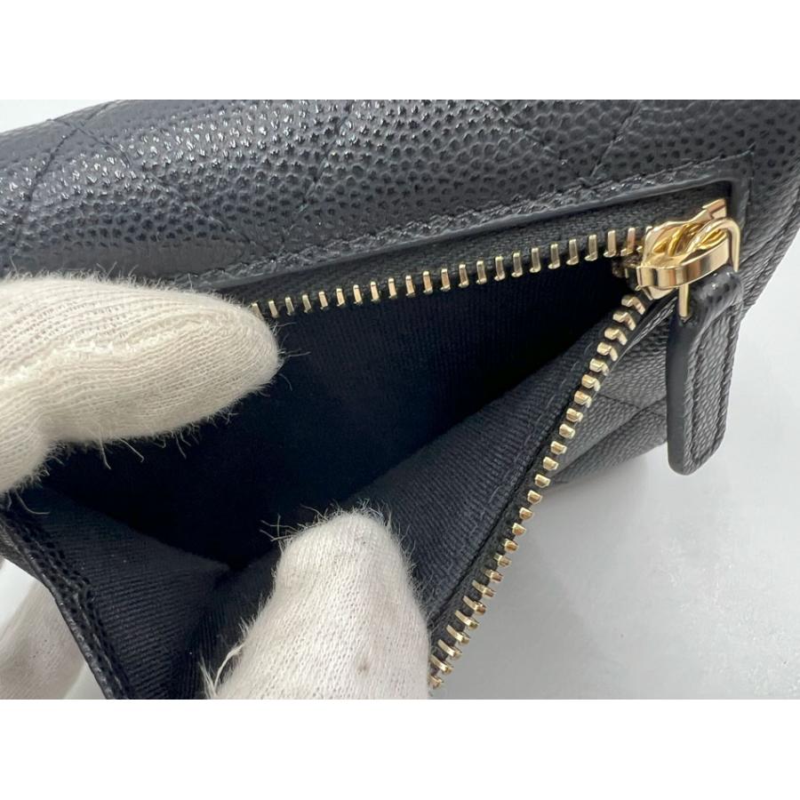 【超極美品】CHANEL ジップアラウンドウォレット　マトラッセ　キャビアスキン CHANEL - CHANEL シャネル バッグ マトラッセ ロングジップウォレット