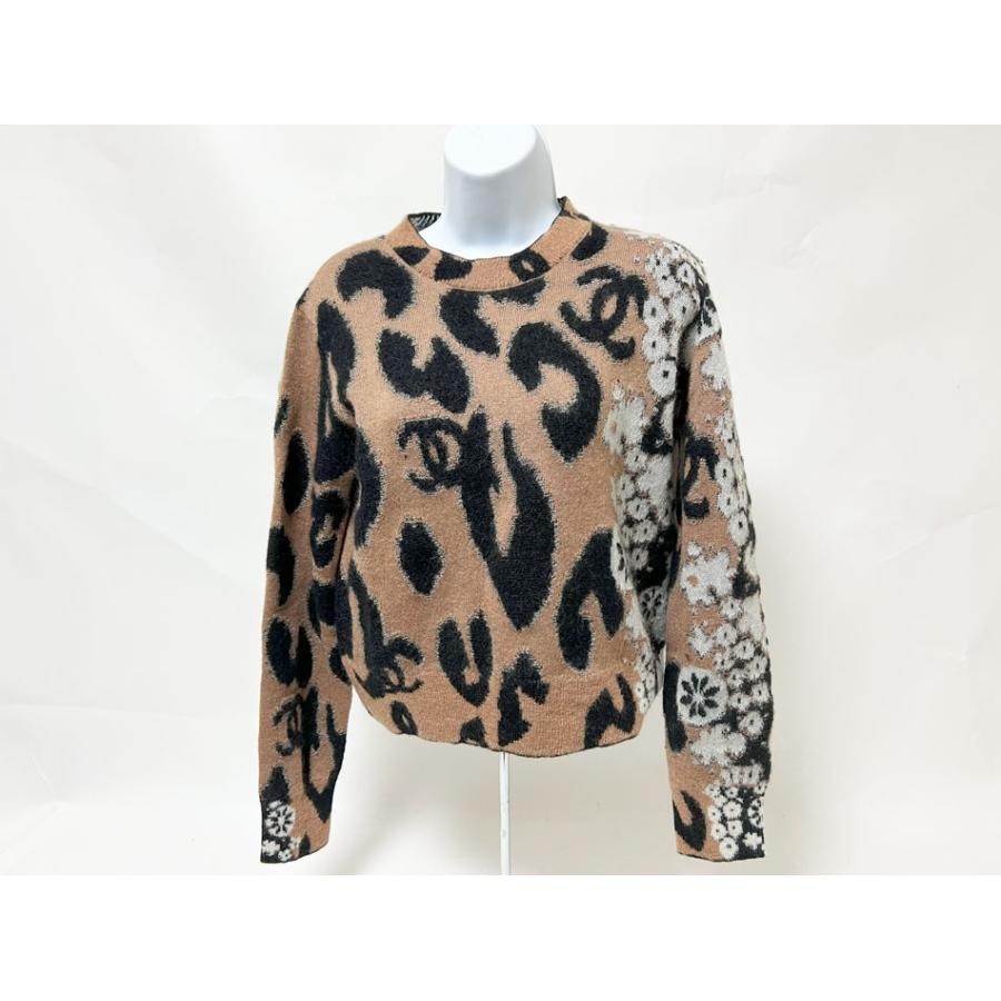 限定値下　シャネル　ニット CHANEL】シャネル『ココマーク 長袖ニット size42』P70525K10076 21P