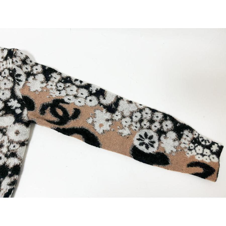 CHANEL（シャネル） レディース ニット セーター 長袖 レオパード
