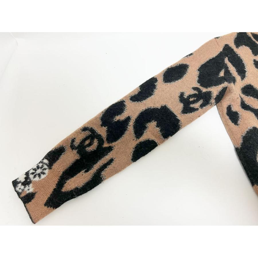 CHANEL（シャネル） レディース ニット セーター 長袖 レオパード