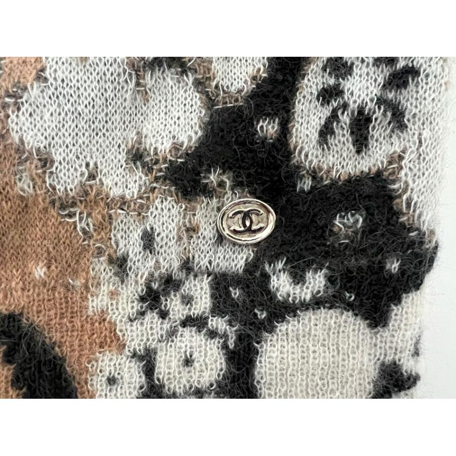 CHANEL（シャネル） レディース ニット セーター 長袖 レオパード