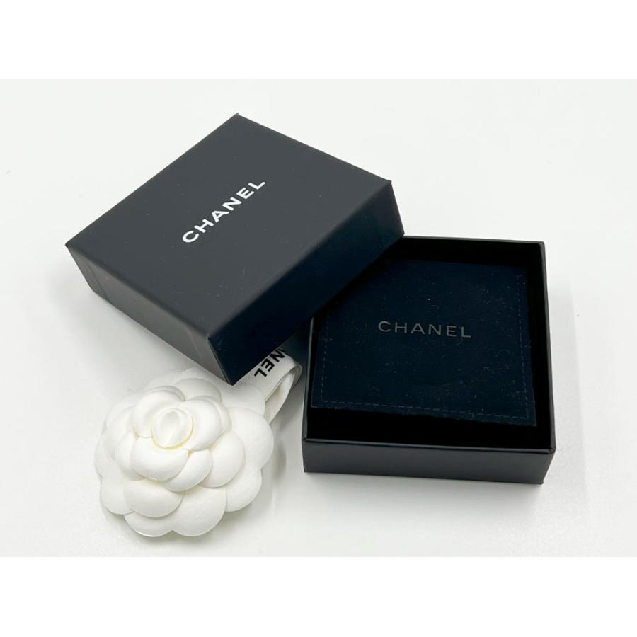 CHANEL シャネル ブローチ ツイード CCマーク レッド ブルー