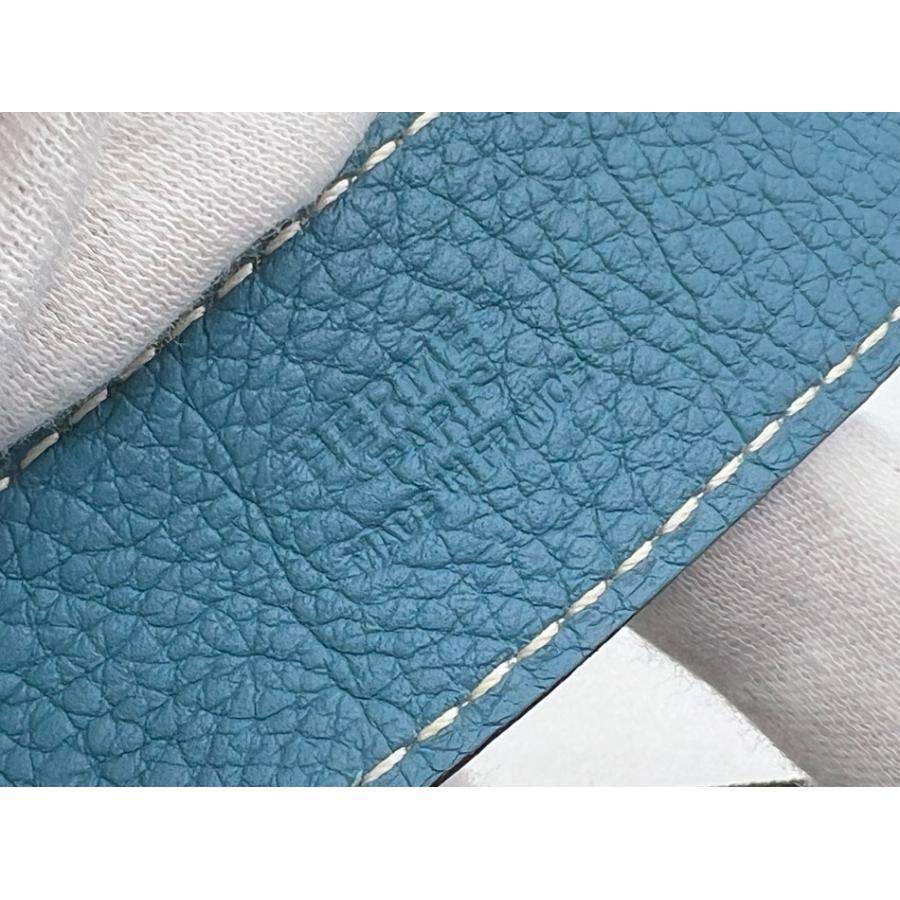 HERMES（エルメス） Hベルト レディース レザー ブルージーン プッシュ