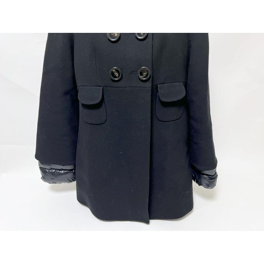 MONCLER モンクレール ウールコート ブラック モンクレール レディース ダウン MONCLER ブランド ダウンコート