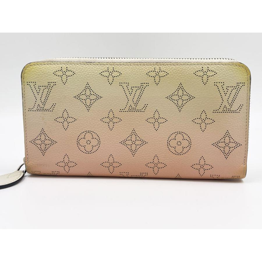 LOUIS VUITTON ルイヴィトン マヒナ ジッピーウォレット ファスナー財布 長財布 レザー パンチング グラデーション ピンク ホワイト M80490 ジッピー・ウォレット LOUIS VUITTON ルイヴィトン マヒナ ジッピー