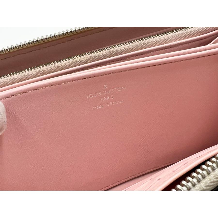 ルイヴィトン LOUIS VUITTON ジッピー ウォレット M80490 モノグラムマヒナ グラデーション ラウンドファスナー 長財布 モノグラムマヒナレザー ピンク×ホワイト 美品 ジッピー・ウォレット LOUIS VUITTON ルイヴィトン マヒナ ジッピー