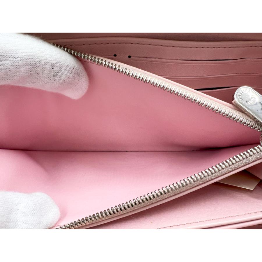 ルイヴィトン LOUIS VUITTON ジッピー ウォレット M80490 モノグラムマヒナ グラデーション ラウンドファスナー 長財布 モノグラムマヒナレザー ピンク×ホワイト 美品 ジッピー・ウォレット LOUIS VUITTON ルイヴィトン マヒナ ジッピー