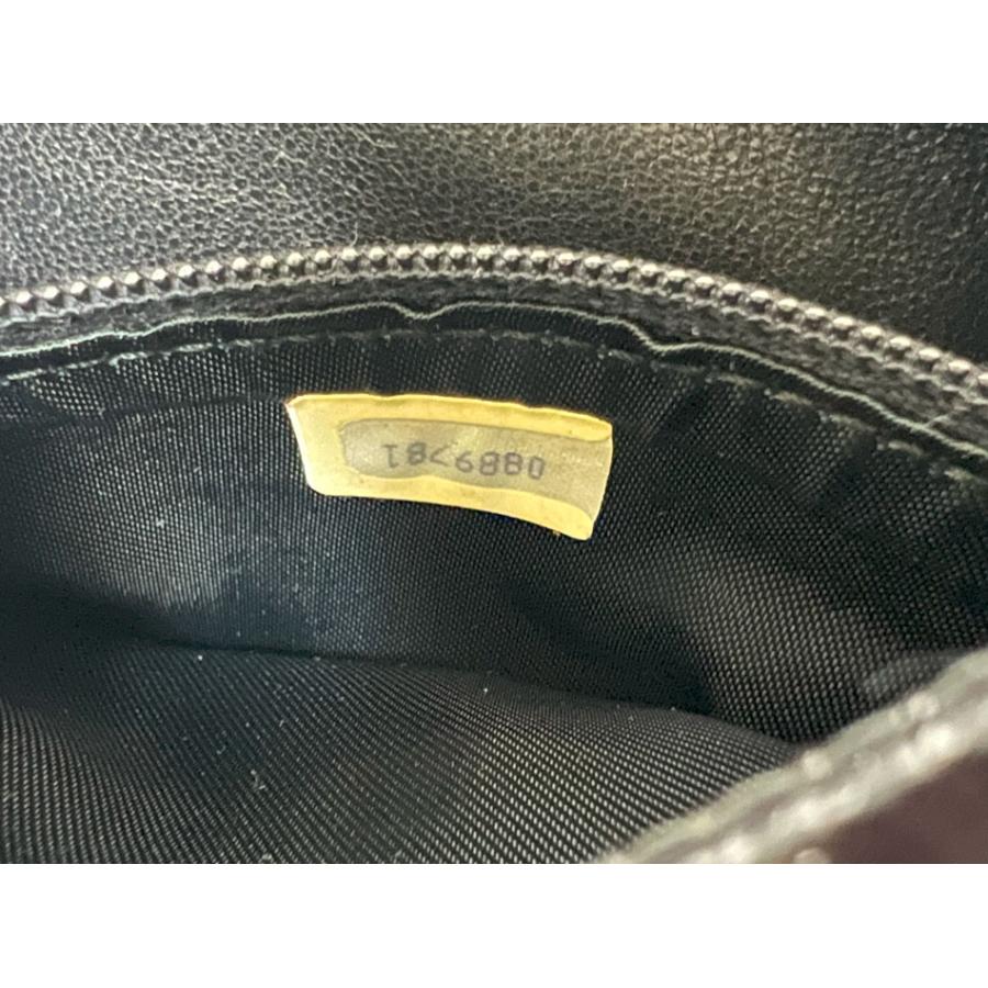 CHANEL シャネル エナメル レザー チェーンショルダーバッグ デカCC