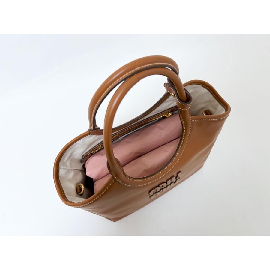 miu miu（ミュウミュウ） アイビー レザー バッグ トートバッグ
