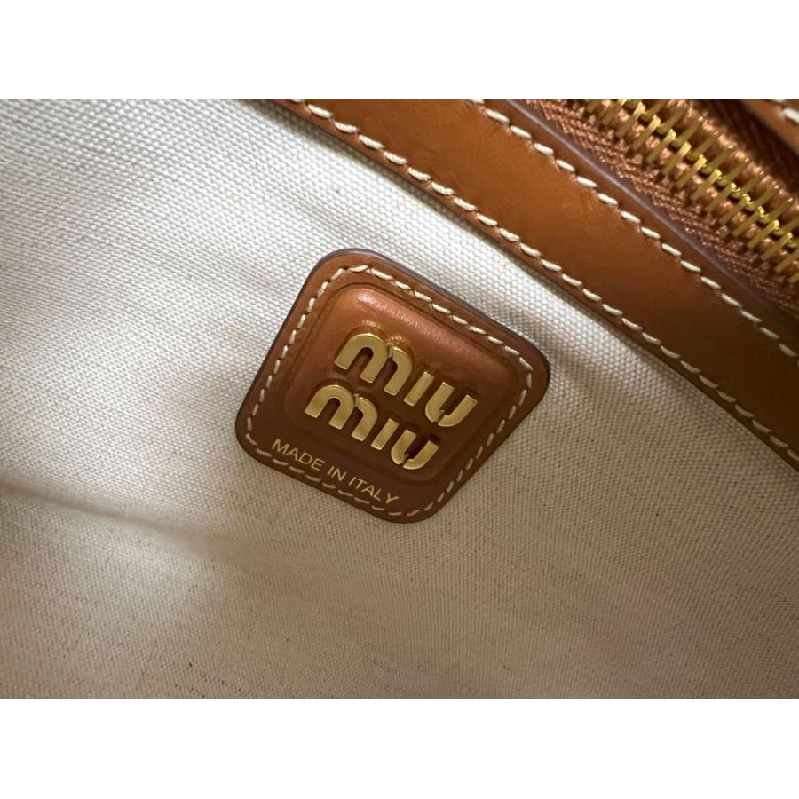 miu miu（ミュウミュウ） アイビー レザー バッグ トートバッグ