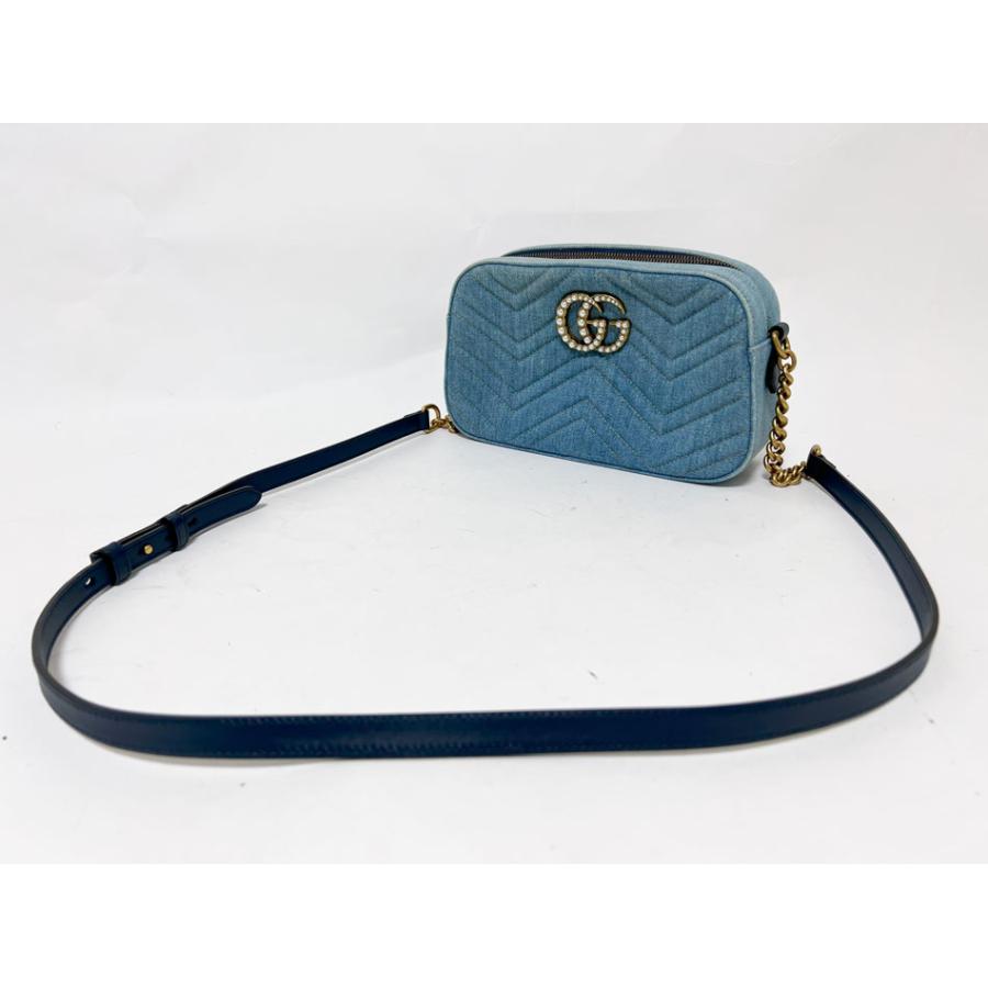 GGキャンバス GUCCI グッチ スモール チェーン ショルダーバッグ