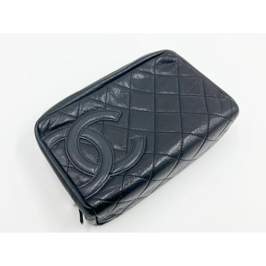 CHANEL（シャネル） カンボンライン ポーチ 化粧ポーチ コスメポーチ