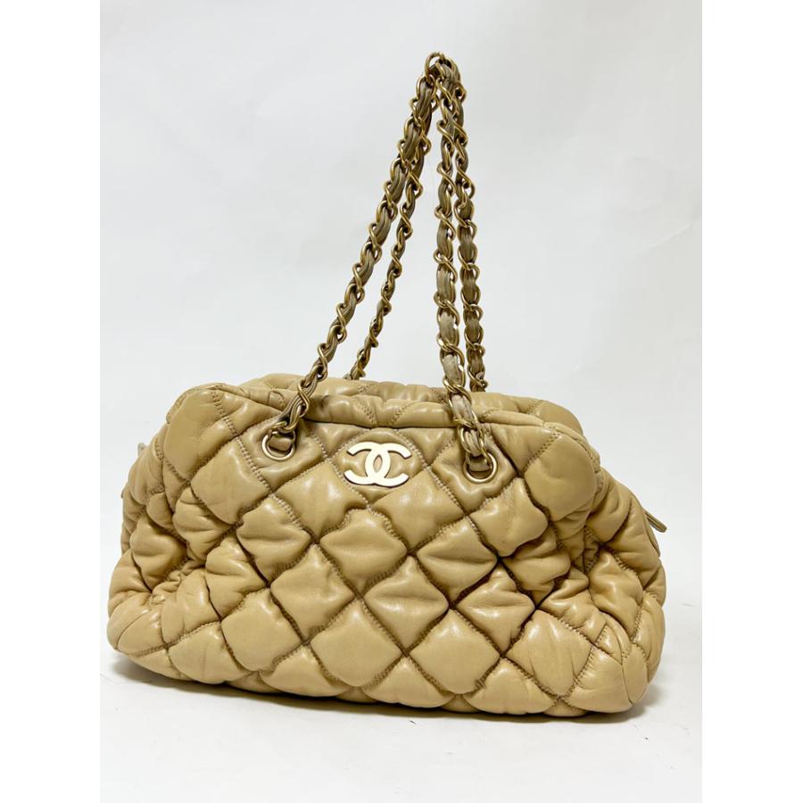 CHANEL（シャネル） バブルキルト カーフ チェーンショルダーバッグ