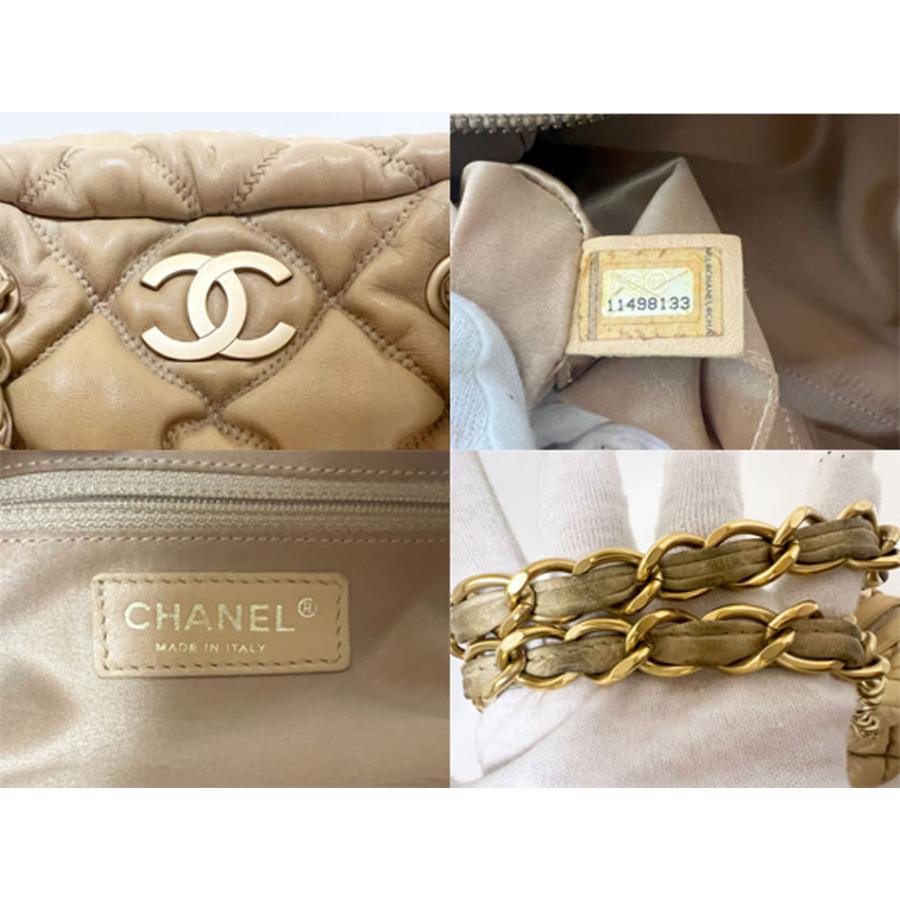 CHANEL（シャネル） バブルキルト カーフ チェーンショルダーバッグ