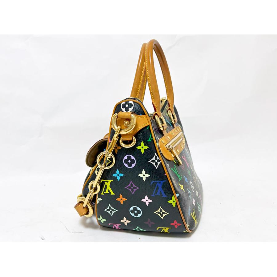 美品 ルイヴィトン リタ マルチカラー ハンドバッグ ショルダーバッグ リタ（LOUIS VUITTON） LOUIS VUITTON ルイヴィトン マルチ ノワール