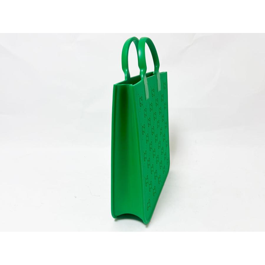 GUCCI GGスプリーム チルドレンズ ラバー グリーン ハンドバッグ GUCCI GGスプリーム チルドレンズ ラバー グリーン ハンドバッグ GG