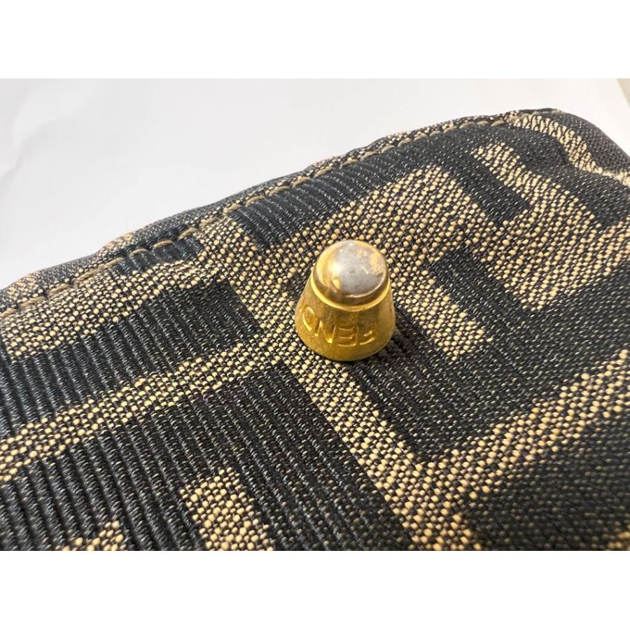 FENDI（フェンディ） トートバッグ ズッカ柄 キャンバス レザー