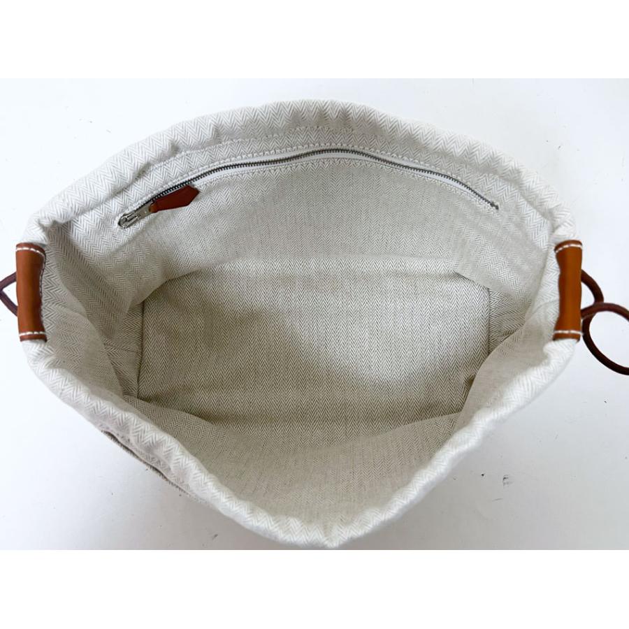 HERMES（エルメス） フールビ25 バッグインバッグ トワルシェブロン
