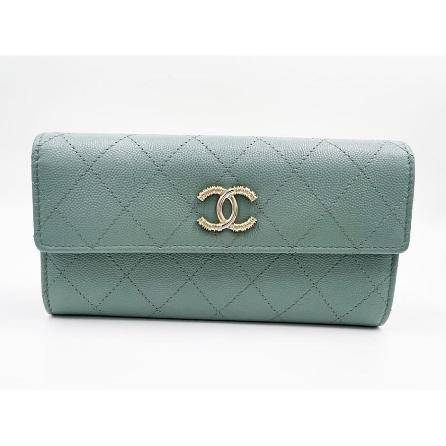 CHANEL（シャネル） グレインドカーフスキン キャビアスキン ロング