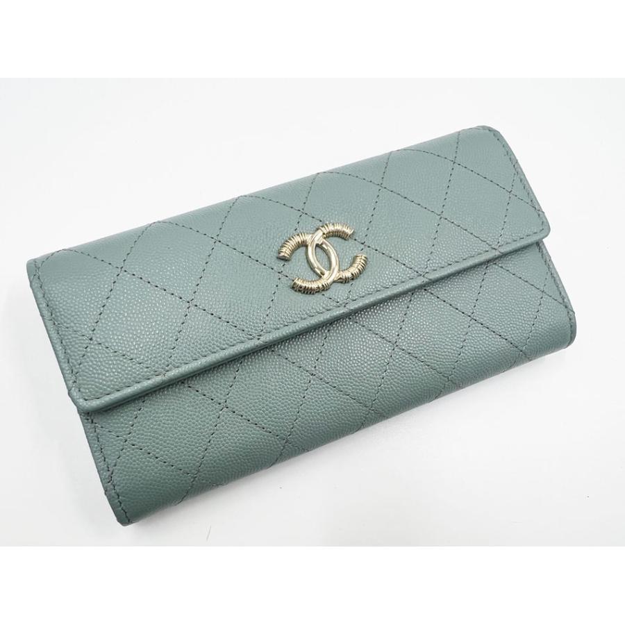 CHANEL（シャネル） グレインドカーフスキン キャビアスキン ロング