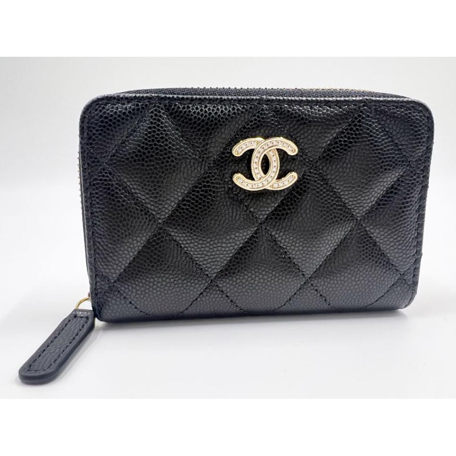 CHANEL（シャネル） マトラッセ コインケース 小銭入れ 財布 ブラック