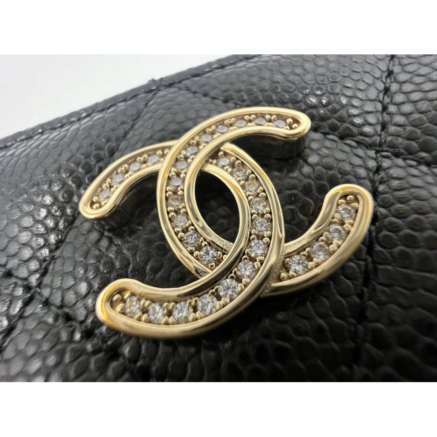 CHANEL（シャネル） マトラッセ コインケース 小銭入れ 財布 ブラック