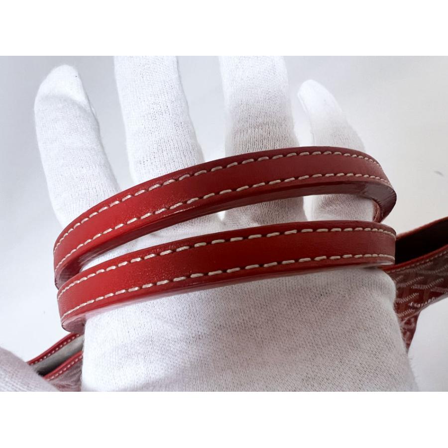 ゴヤール ショルダーバッグ美品  レッド 楽天市場】【ゴヤール】GOYARD カップヴェール PVC レザー ショルダー