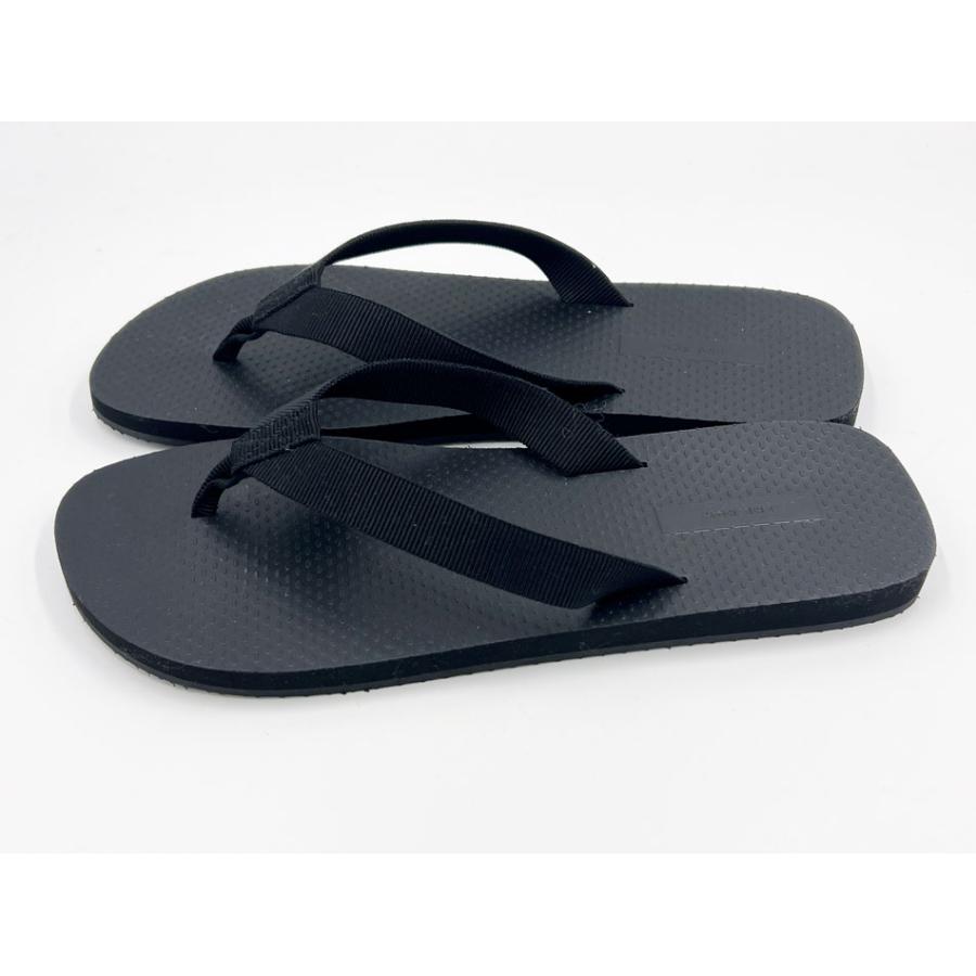 THE ROW ザロウ DUNE CLASSIC SLIPPERS ビーチサンダル ブラック 42 F2080-GRO-BLK 新品同様 THE ROW（ザ ロウ） DUNE CLASSIC SLIPPERS ビーチサンダル ブラック