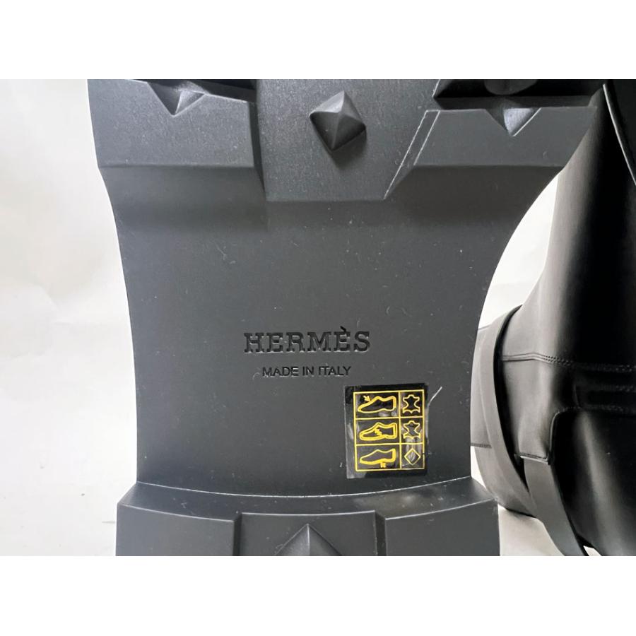 HERMES（エルメス） メンズ ショートブーツ ジェフ 靴 ケリーモチーフ