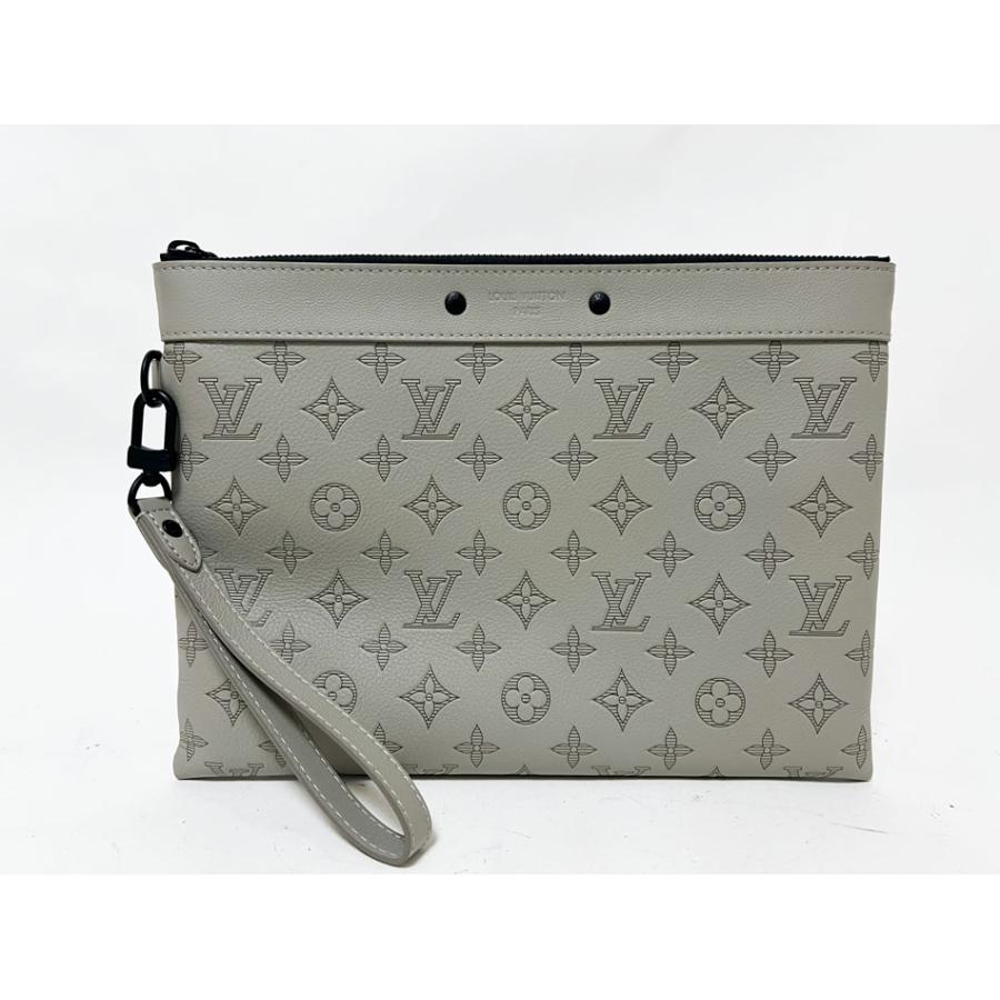 【新品同様】ルイヴィトン モノグラム シャドウ ポシェット クラッチバッグ LOUIS VUITTON（ルイ・ヴィトン） モノグラム・シャドウ ポシェット
