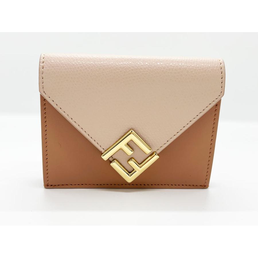 キ*グ様 極上美品⭐️　FENDI　三つ折り財布 FFダイヤモンド ズッカ バイ FENDI（フェンディ） 3つ折り財布 コンパクトウォレット FF
