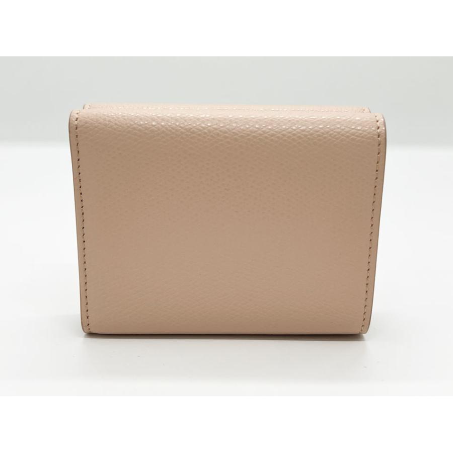 フェンディ 3つ折り財布 FFダイヤモンド 8M0480 レザー ピンクベージュ FENDI（フェンディ） 3つ折り財布 コンパクトウォレット FF