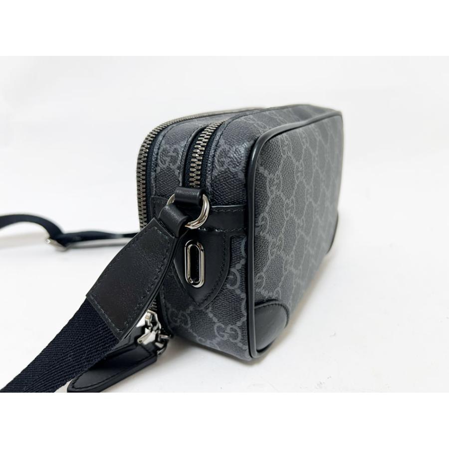 GGキャンバス GUCCI グッチ GGエムブレム スーパーミニバッグ クロス