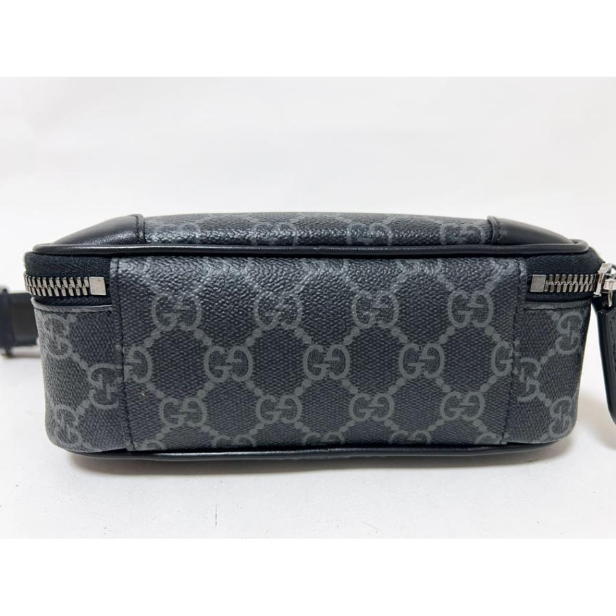GGキャンバス GUCCI グッチ GGエムブレム スーパーミニバッグ クロス