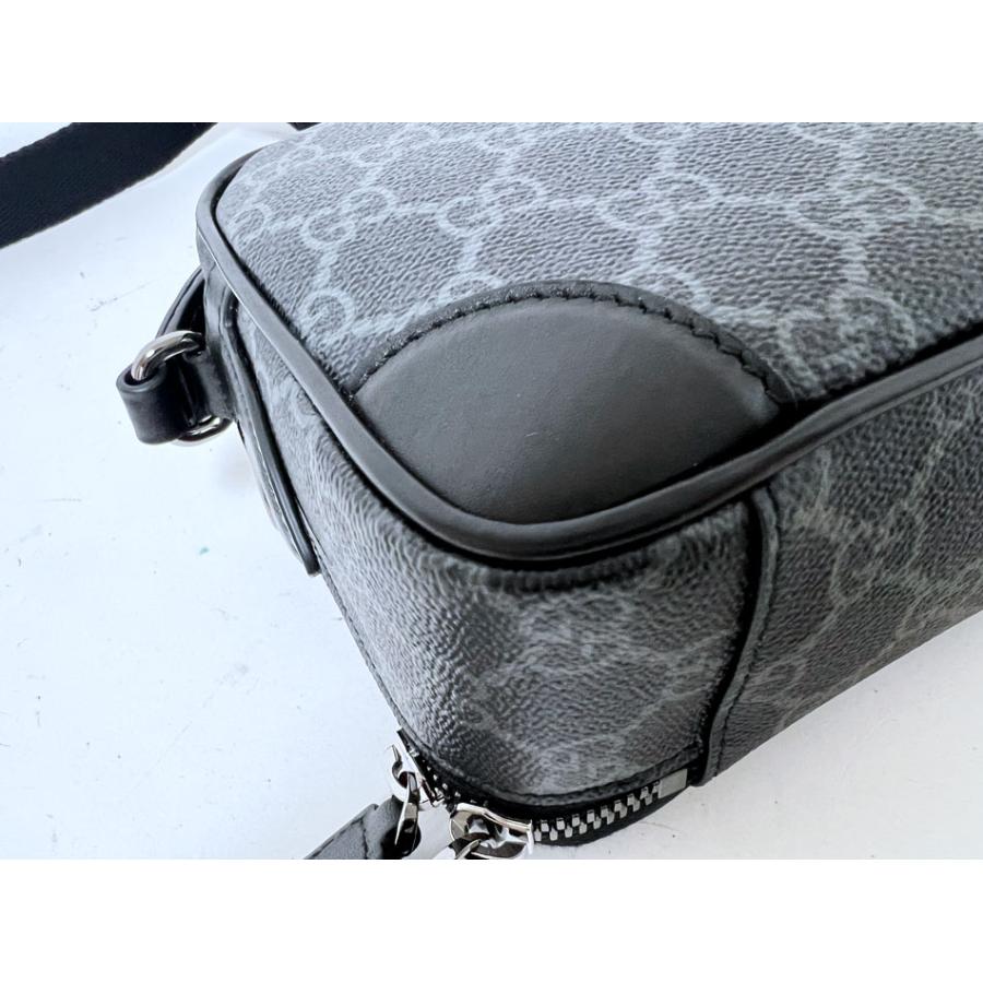 GGキャンバス GUCCI グッチ GGエムブレム スーパーミニバッグ クロス