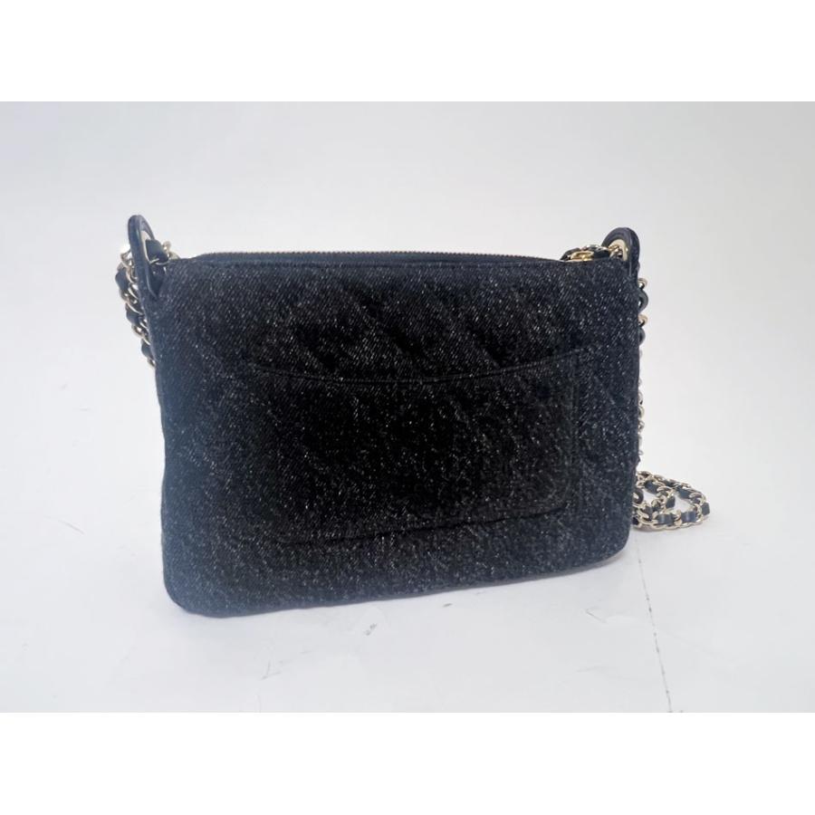 CHANEL（シャネル） デニム チェーンクラッチバッグ ショルダーバッグ