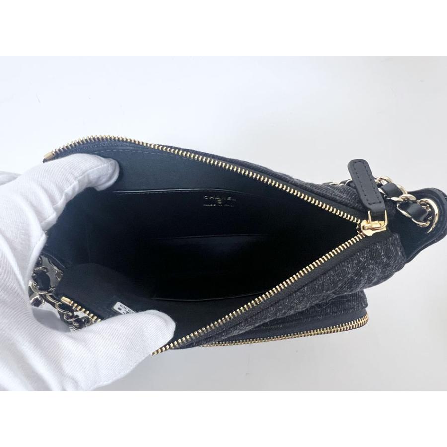 CHANEL（シャネル） デニム チェーンクラッチバッグ ショルダーバッグ