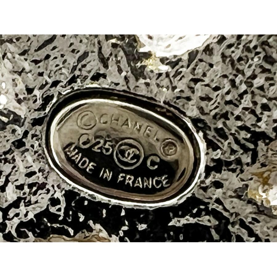 CHANEL（シャネル） ブローチ ブルー ボーダー CCマーク ライン