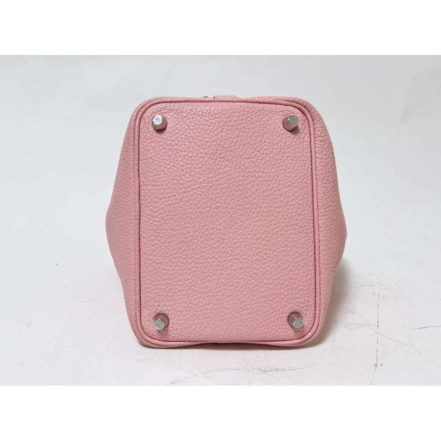 HERMES エルメス ピコタンロックPM ハンドバッグ トートバッグトリヨンクレマンス  ローズサクラ シルバー金具 U刻印 | ピコタン | 03