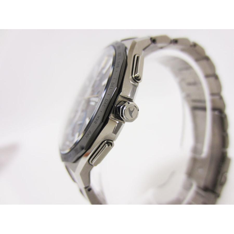 送料無料 CASIO カシオ OCEANUS オシアナス Manta マンタ 腕時計 メンズウォッチ チタン 電波ソーラー OCW-S5000E-1AJF 超美品｜yamamoto7887｜02