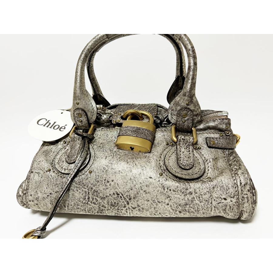 Chloe（クロエ） 送料無料 パディントン ハンドバッグ ゴールド レザー