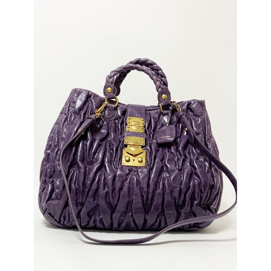 miu miu 2wayバッグ miu miu（ミュウミュウ） 送料無料 2WAYバッグ ショルダバッグ