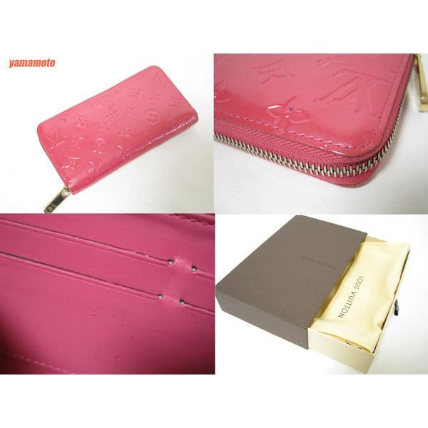 ジッピー・ウォレット 送料無料 LOUIS VUITTON ルイヴィトン ヴェルニ