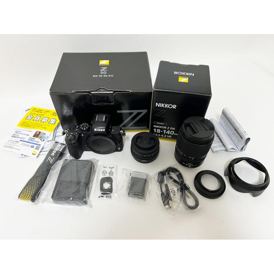 送料無料 Nikon ニコン ミラーレス 一眼 カメラ Z50 1650kit NIKKOR Z DX 18140mm レンズ付き 超美品