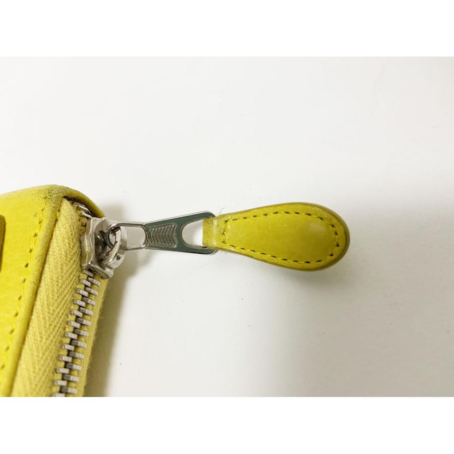 BALENCIAGA（バレンシアガ） 送料無料 ラウンドファスナー財布 黄色
