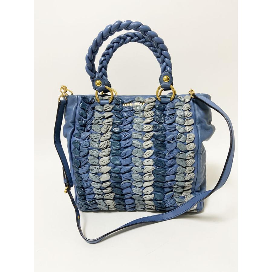 miu miu（ミュウミュウ） 送料無料 2WAY トートバッグ ショルダバッグ